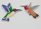 Remendos do bordado da flor do pássaro para revestimentos/calças de brim/camisas/chapéus/trouxas fornecedor